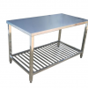 BÀN INOX LÓT GỖ CÓ GIÁ NAN DƯỚI